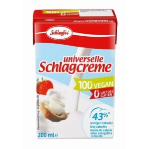 Crème fouettée sans sucres 200ml – Schlagfix