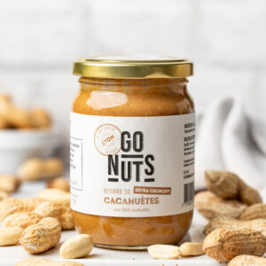 Beurre de cacahuètes Extra Crunchy BIO – Go Nuts