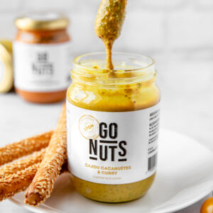 Tartinable Cajou/Cacahuètes/Curry BIO – Go Nuts