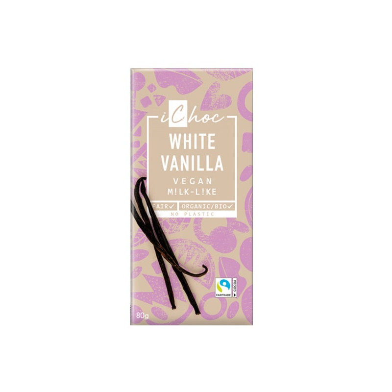 Tablette Chocolat Blanc/Vanille – ICHOC.