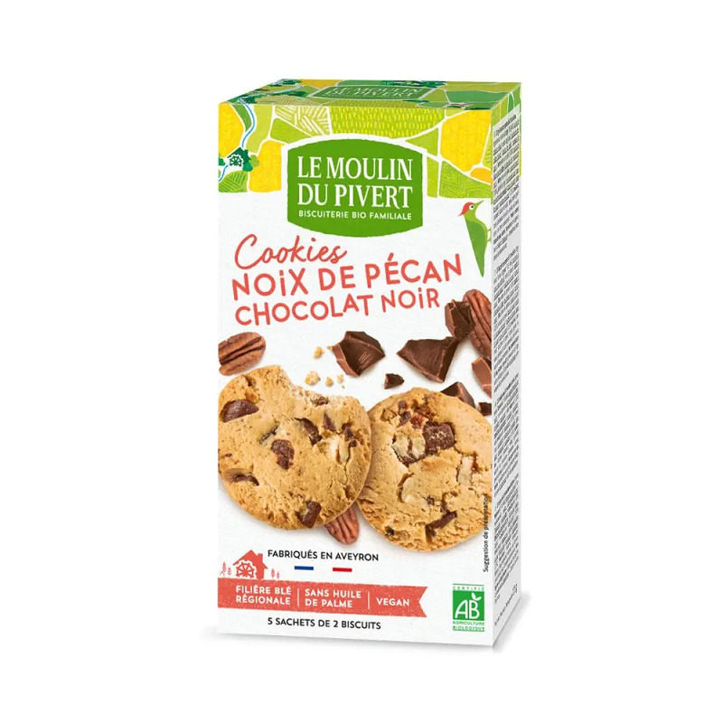 Cookie Pécan/Chocolat Noir BIO – Le Moulin du Pivert