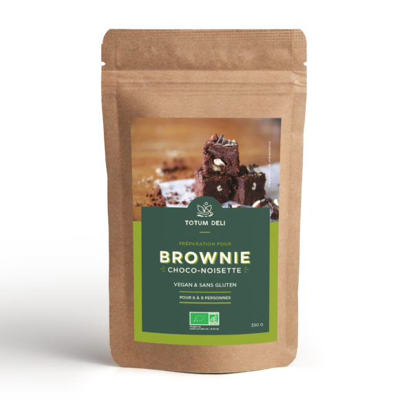 Préparation Brownie chocolat/noisettes – Totum Deli