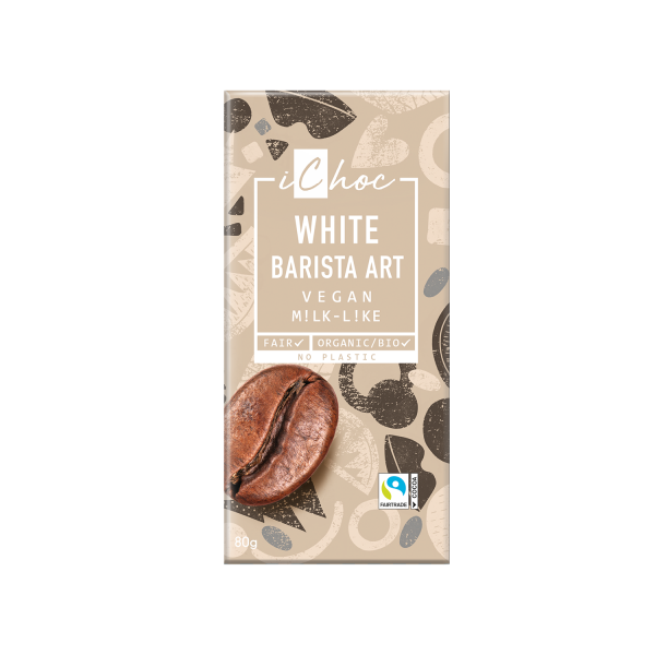Tablette Chocolat White Barista – Ichoc