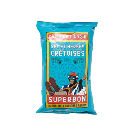 Chips Herbes Crétoises 135g – Superbon