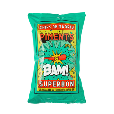 Chips Piments 135g – Superbon